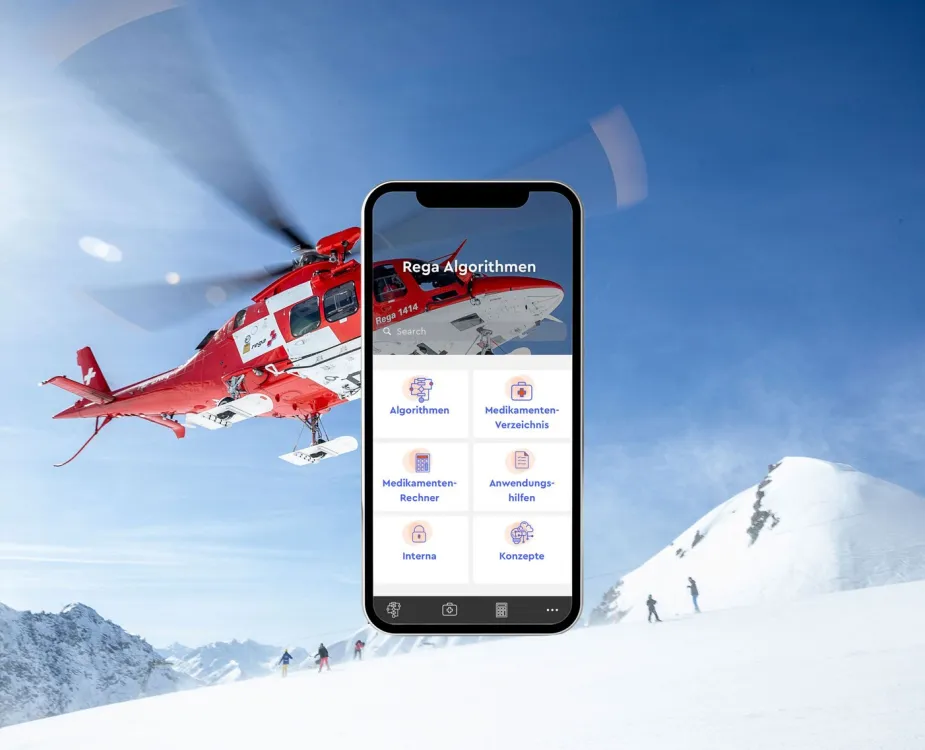 Neustadt Helpp Rega Rettungsdienst App Mockup 01