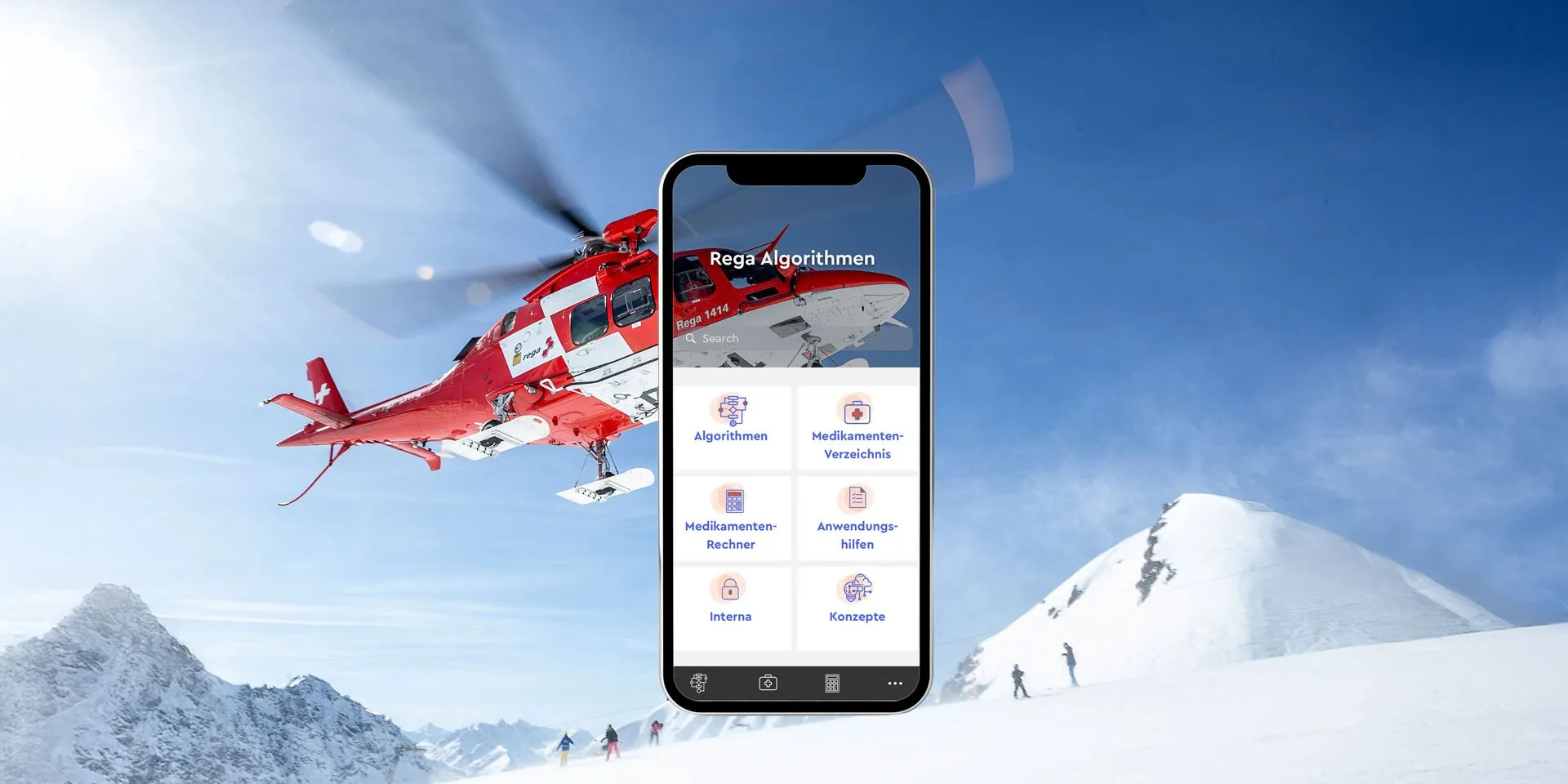 Neustadt Helpp Rega Rettungsdienst App Mockup 01