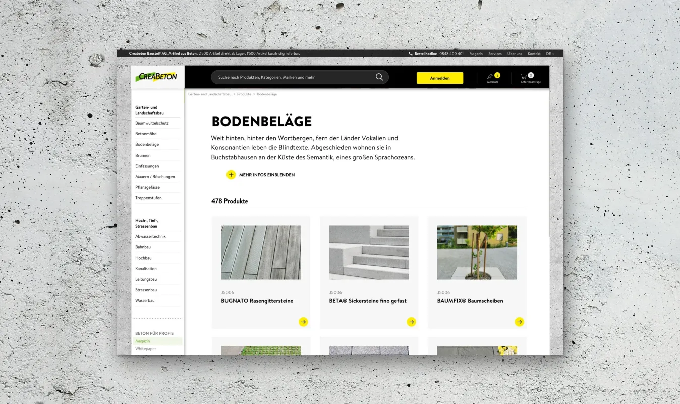 Neustadt gruppe ag Referenzen creabeton baustoff ag slider 09